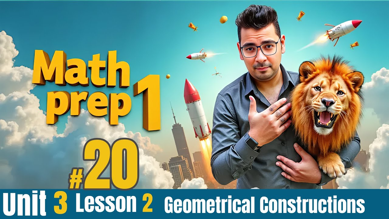 Math |Unit 3 Lesson 2 | Geometrical Constructions|  #prep1math | #حل_المعاصر