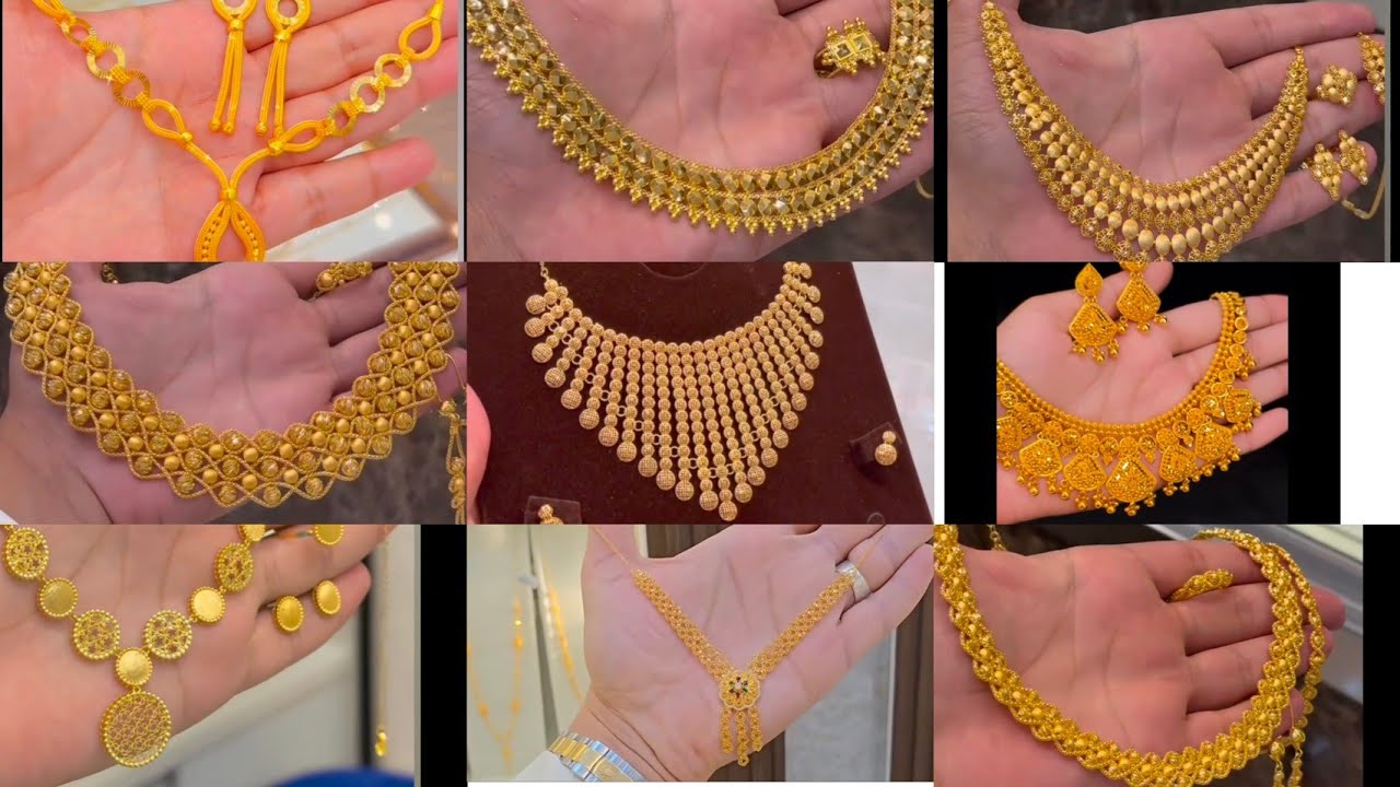 Latest😱 6gram Gold Set Chain Necklace Designs with Weight ||Daily use gold necklace designs 2025