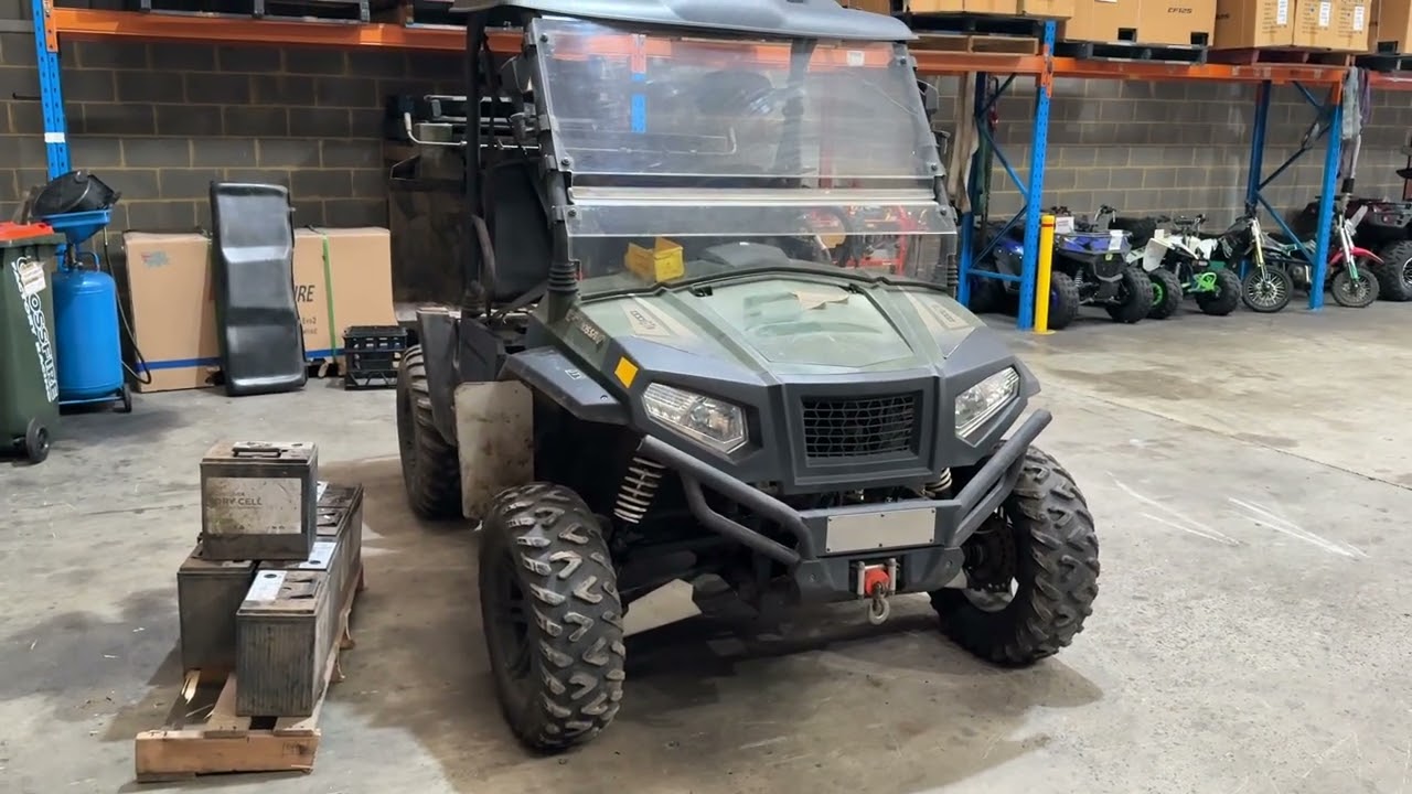 Crossfire E1 UTV AGM flooded to Lithium conversion 