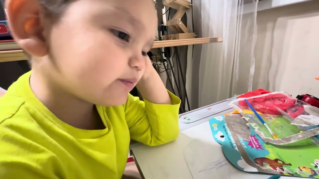 #2102025 канал Супер Тимура, если вы не знали :) он сам так недавно решил :) раскрашивали гипс 