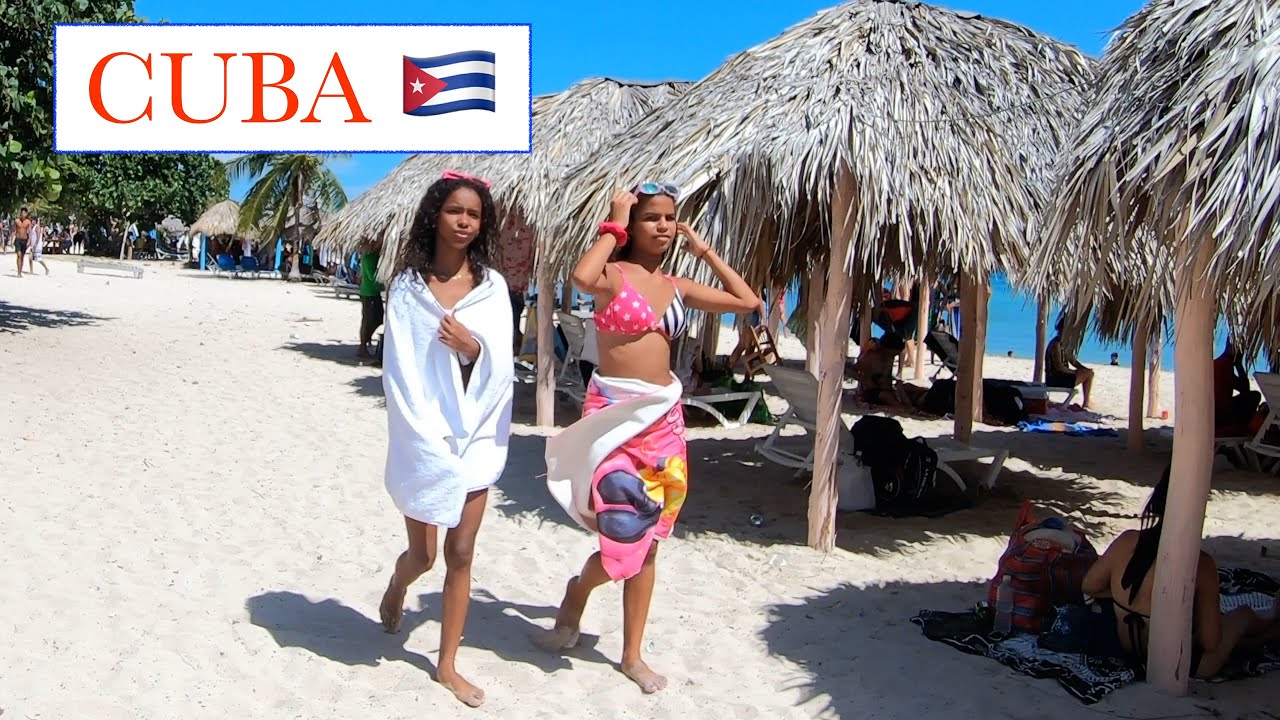 🇨🇺 ДЕВУШКИ И ЖЕНЩИНЫ КУБЫ на пляже ANCON 🇨🇺 Это НАСТОЯЩАЯ КУБА