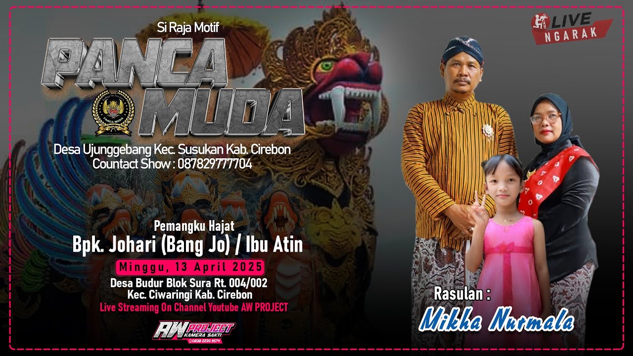 [LIVE] PANCA MUDA - EDISI HAJAT: BPK. JOHARI / IBU ATIN - DS. BUDUR BLOK SURA GOTROK - 13 APRIL 2025