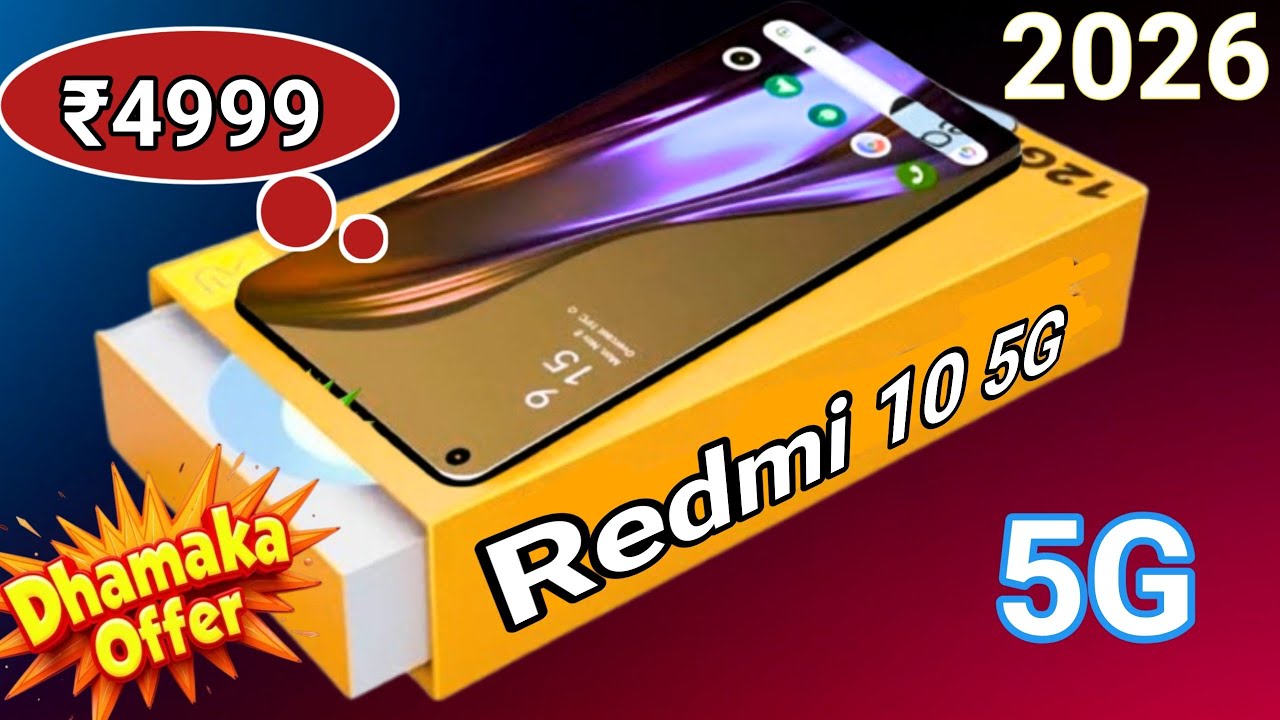 New 5G mobile 2026⚡Redmi 10 5G unboxsing⚡Jio phone 3 unboxsing⚡Jio 5G Smartphone 2026