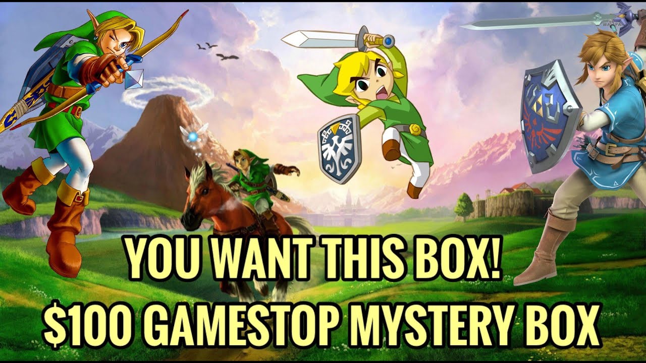 YOU WANT THIS BOX - $100+ GAMESTOP MYSTERY BOX