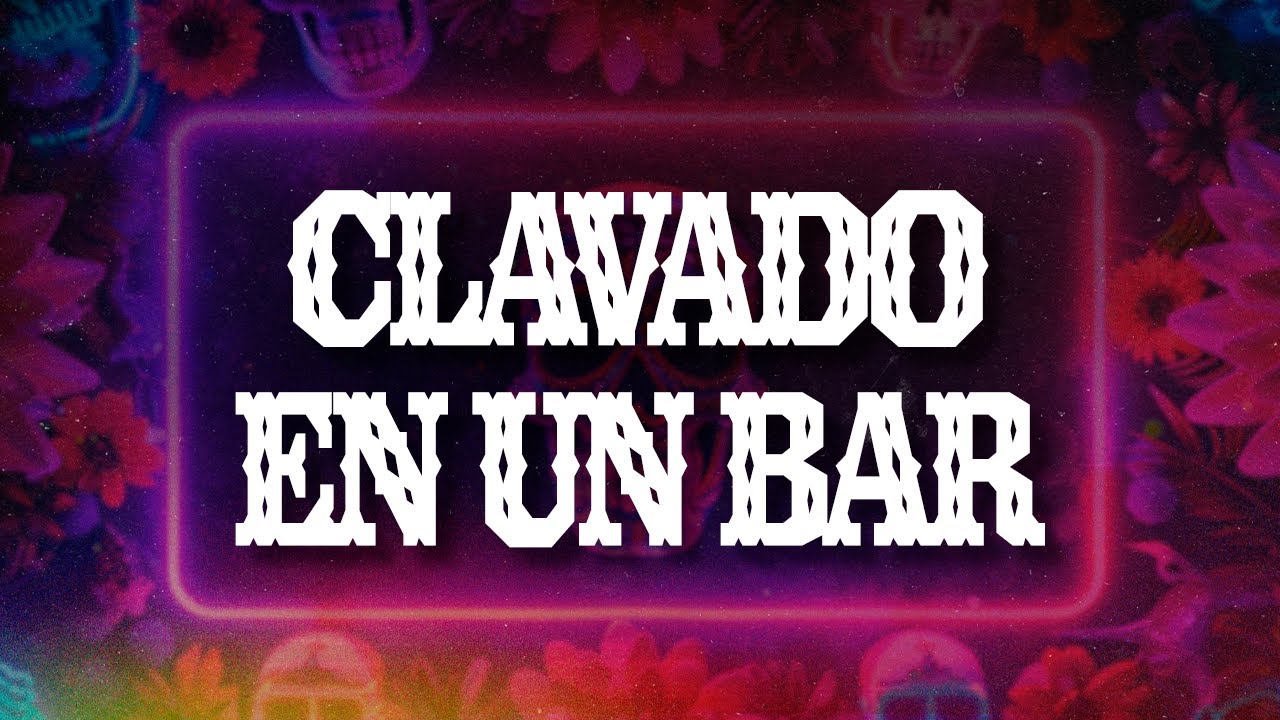 Man&aacute; - Clavado En Un Bar (Letra / Lyrics)