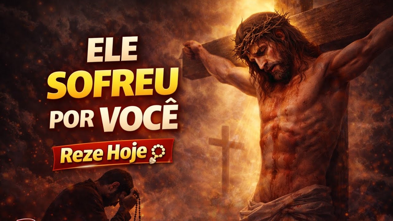 Terço dos Mistérios Dolorosos 📿 | Reze Chorando aos Pés da Cruz de Jesus