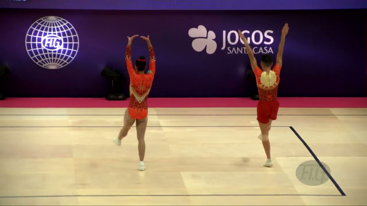 Brazil (BRA) - 2022 Aerobic Worlds, Guimaraes (POR) - Mixed Pair Qualifications