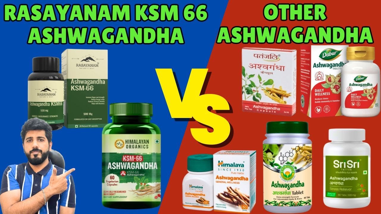 RASAYANAM KSM 66 ASHWAGANDHA VS OTHER ASHWAGANDHA | 3 TYPES OF ASHWAGANDHA EXPLAINED