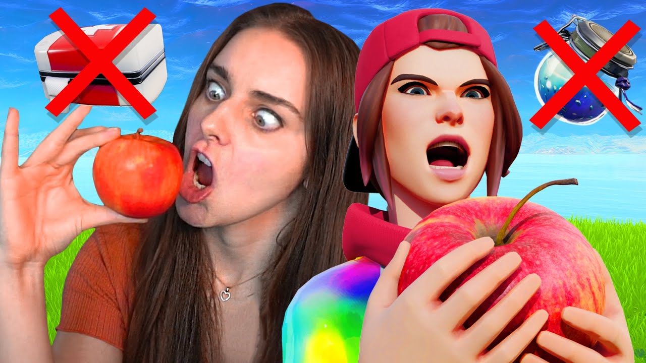 FRUITS only in Fortnite! *RAGE*