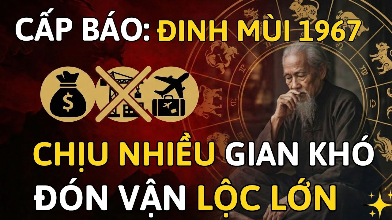 Đinh Mùi 1967: Hết Cảnh Nợ Nần Gian Khó, Từ Nay Trời Phật Bù Đắp Kho Vàng, Sướng Như Tiên.