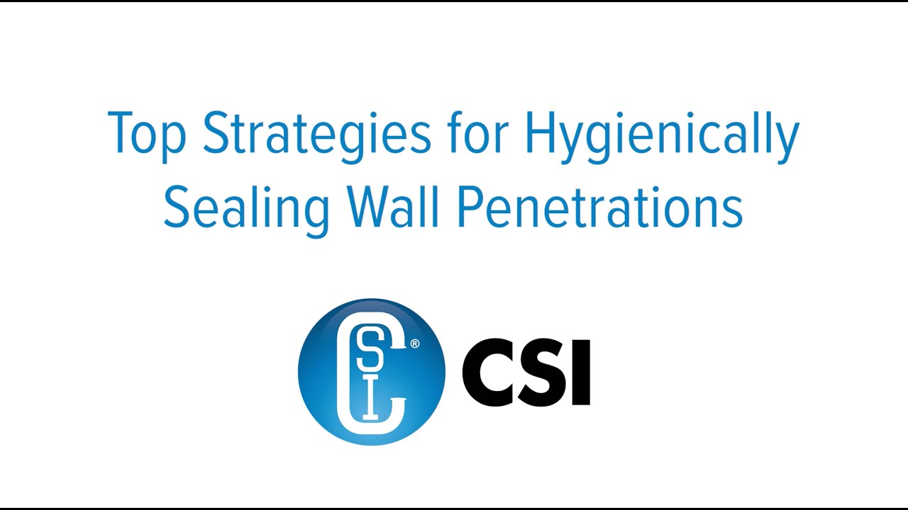 Top Strategies for Hygienically Sealing Wall Penetrations