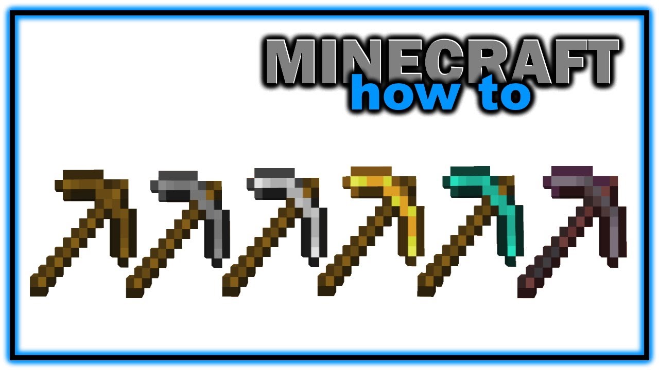 How to Craft and Use a Pickaxe in Minecraft! | Easy Minecraft Tutorial