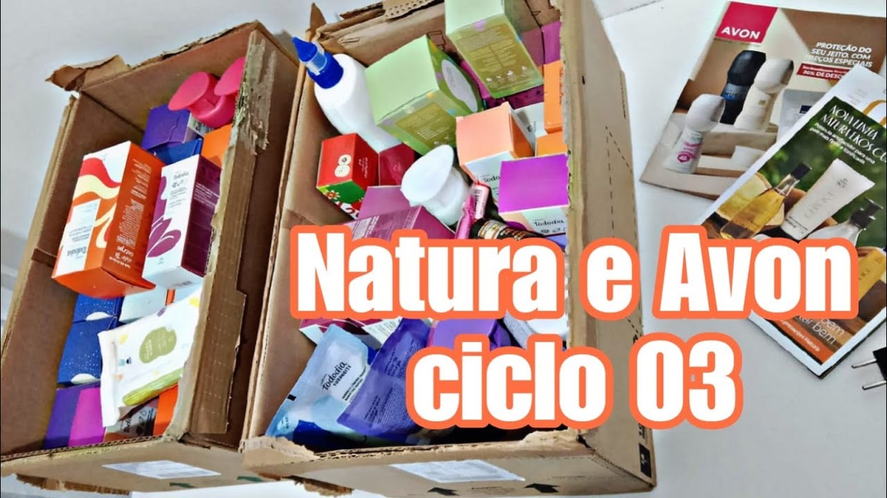 Abertura de Caixa Natura e Avon Ciclo 03
