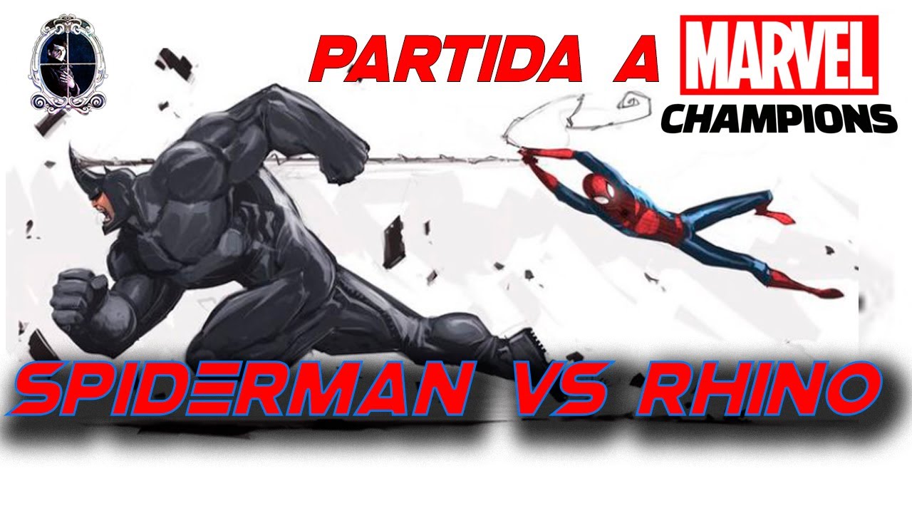 PARTIDA A MARVEL CHAMPIONS!! Spiderman vs  Rhino Experto