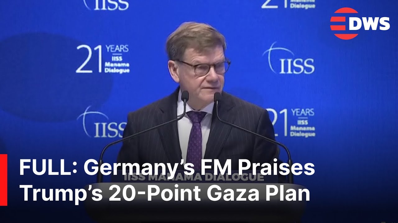 FULL SPEECH: Germany&rsquo;s FM Johann Wadephul Calls for Lasting Peace in Gaza and Syria | AQ1B