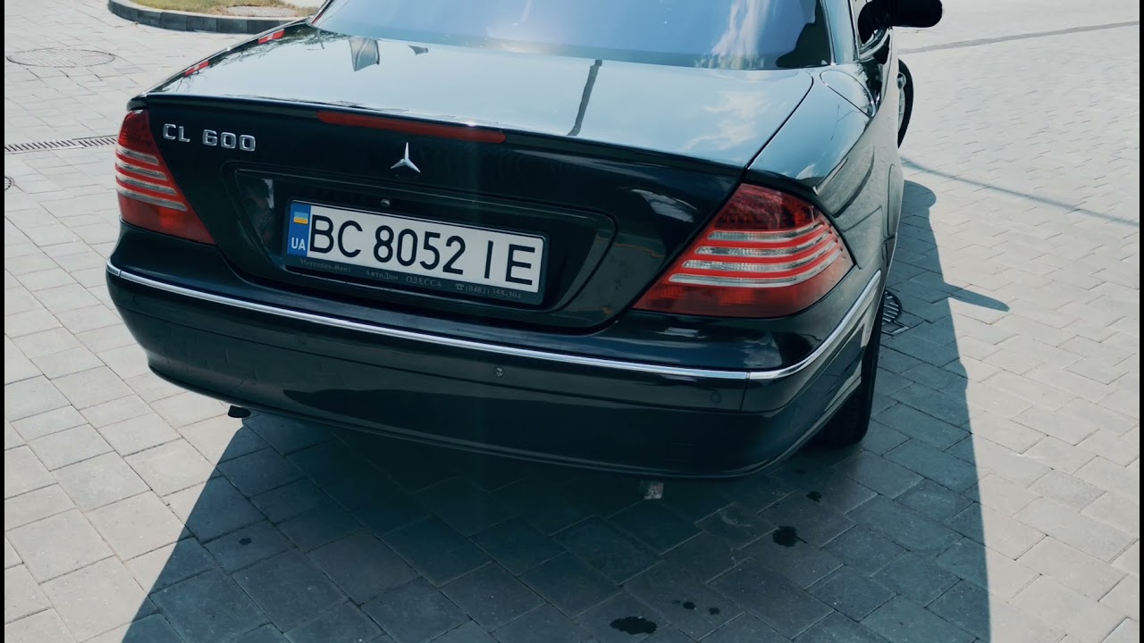 mercedes benz cl 600 2001 рік