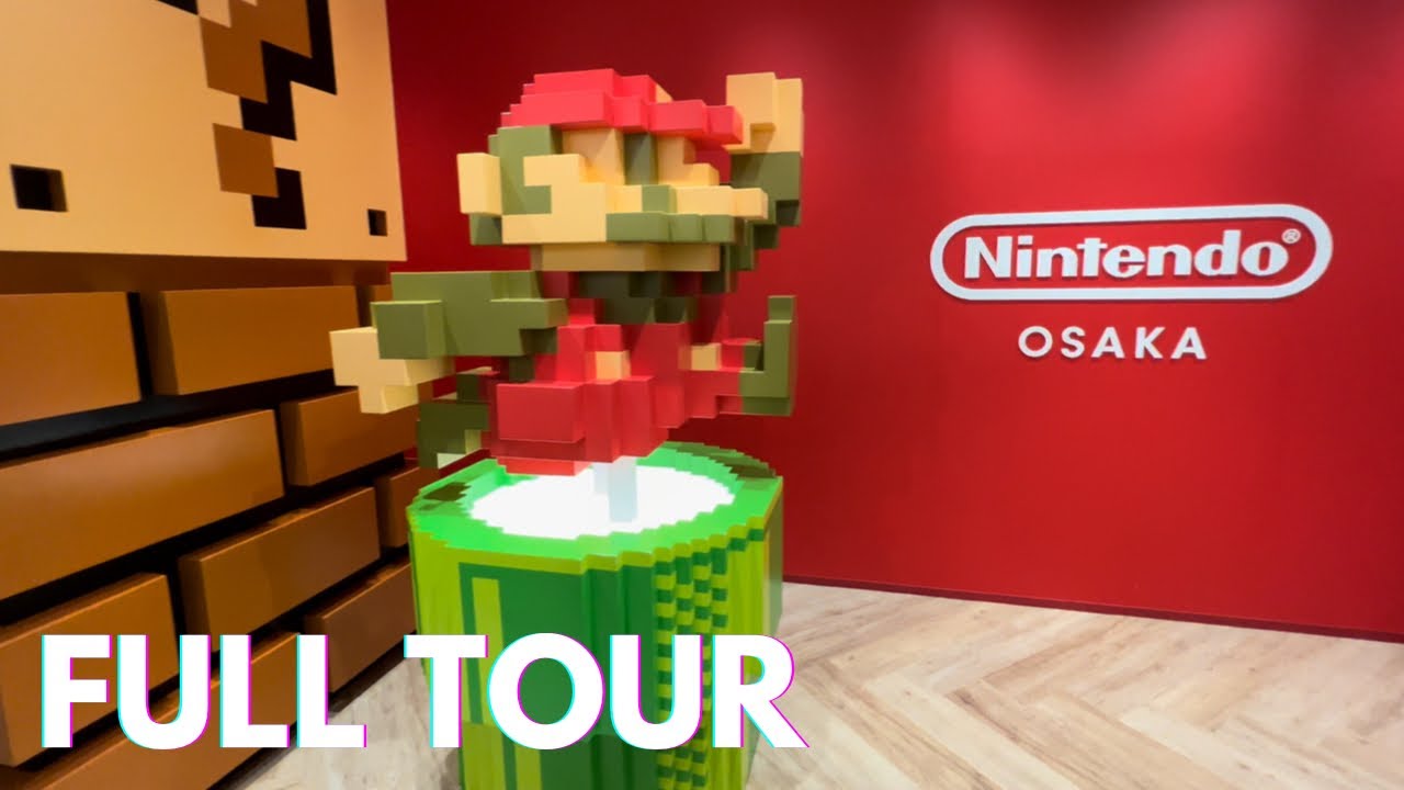 FULL TOUR Nintendo Store Osaka | Merch | Mario, Zelda, Pikmin, Animal Crossing, Splatoon