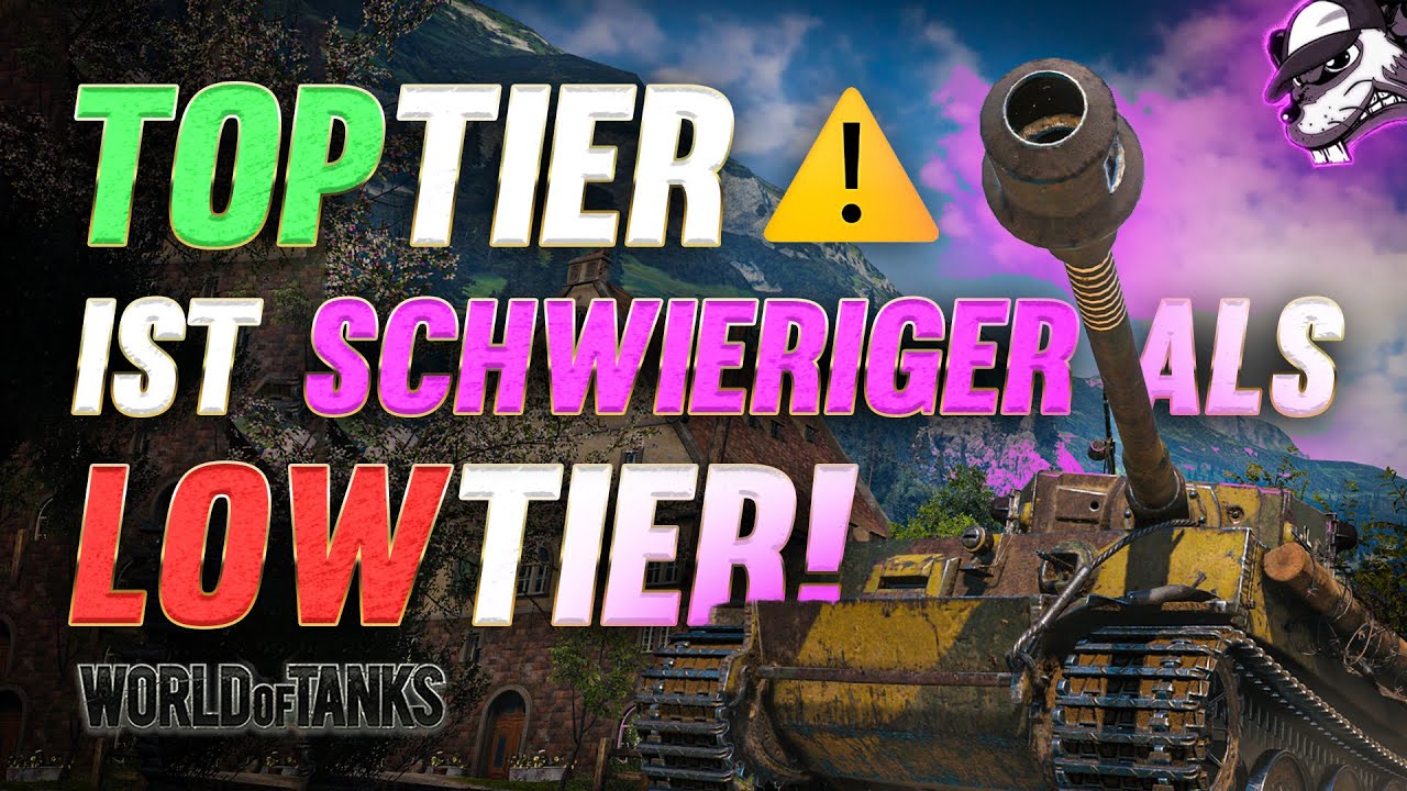 Top Tier schwieriger als Low Tier Situationen! [WoT - Gameplay - DE]