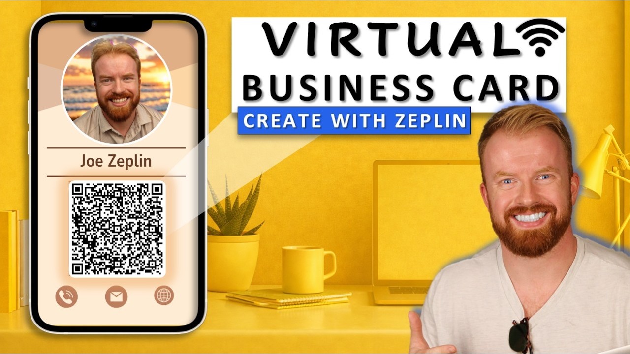 How to Create A DIGITAL BUSINESS CARD for FREE 2026 | Canva Tutorial + QR Code | Create With Zeplin