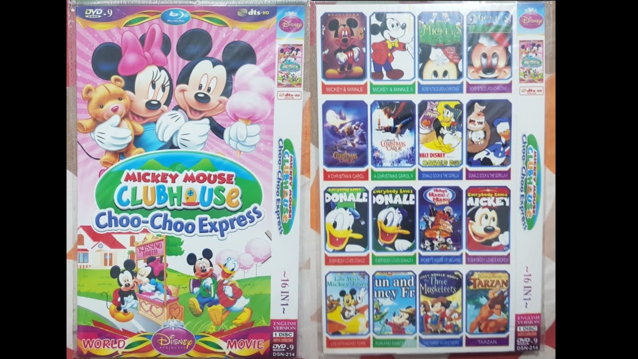 Mickey Mouse Clubhouse Choo-Choo Express (World Disney Princess Movie) DVD Menu Walkthrough 2020