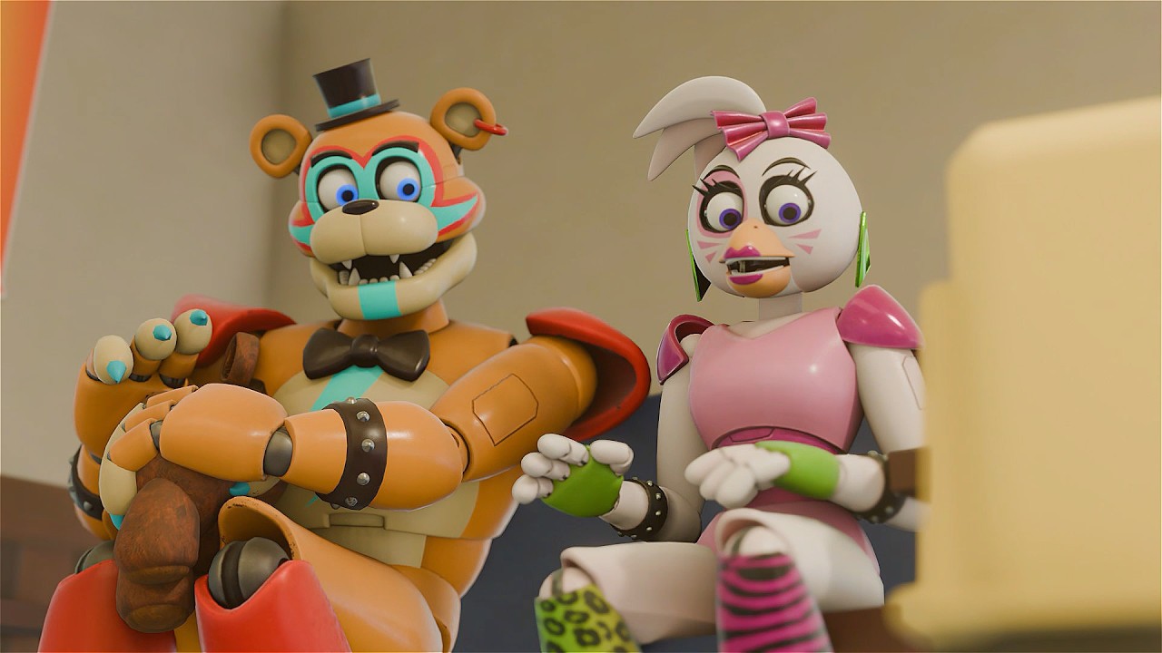 FNaF Glamrock Animatronic School Animation (Monty & Freddy Episodes)