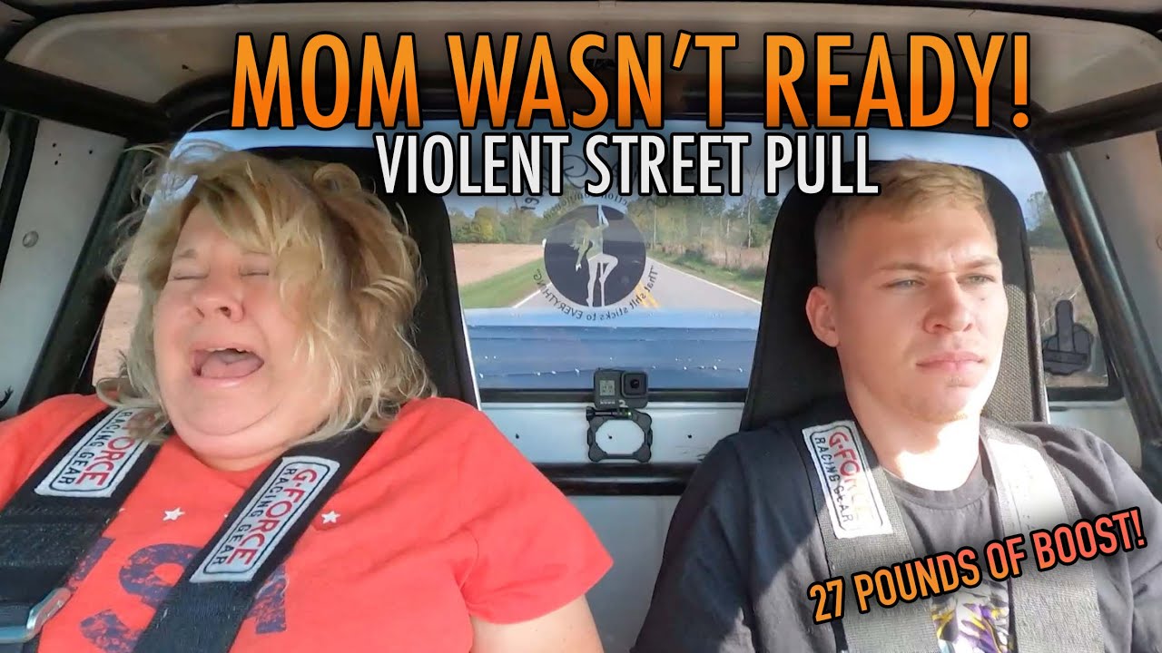 MOM RIDES IN MY 1500HP S-10!