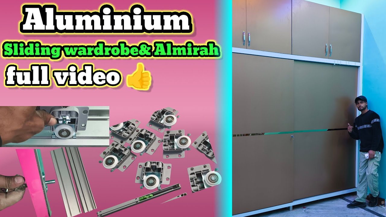 Aluminium sliding wardrobe & almirah sliding wardrobe #aluminiumwardrobe #aluminiumslidingwardrobe 
