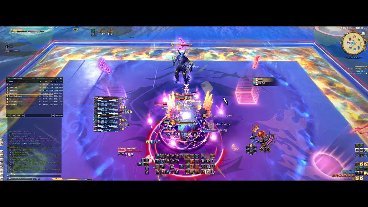 FFXIV 7.4 M10S (Static Reclear) BLM POV 2.37 GCD 2026-02-24
