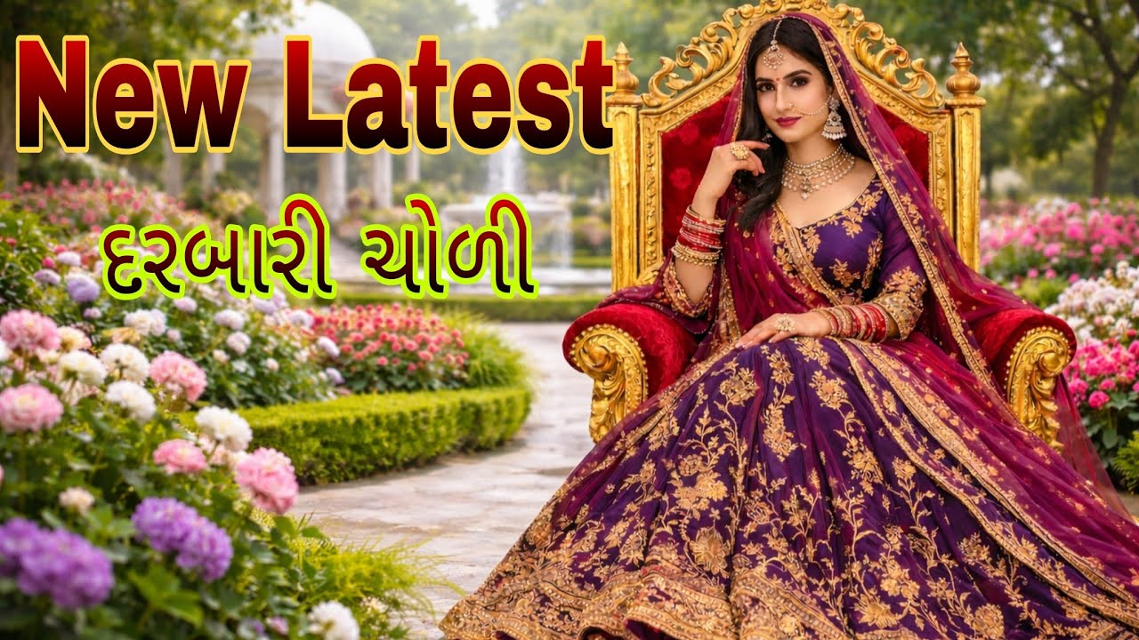 🔥દરબારી ચણિયાચોળી🔥 # New Latest collection 2026# Royal Look #Viral video # 9974331145