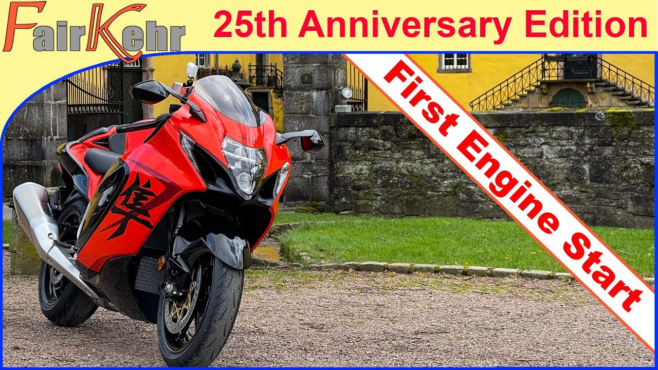 Suzuki Hayabusa 25th Anniversary Edition - First Engine Start