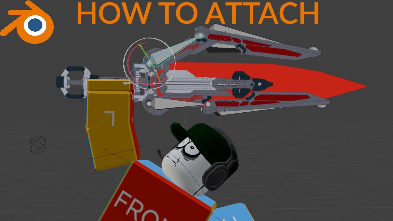 [ROBLOX/Blender] How to attach rigged weapons/items to IK rigs (the correct way)