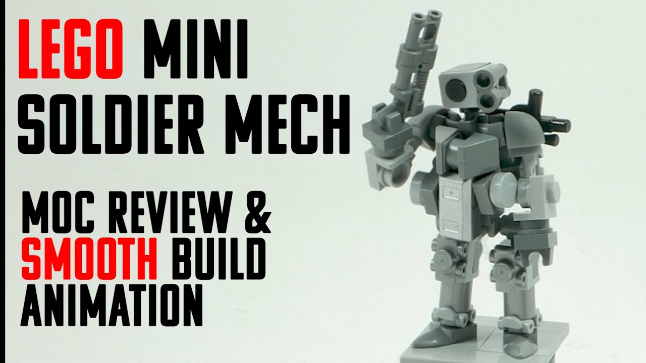 Lego MOC Review - Mini Soldier Mech - Design by CascoMOC