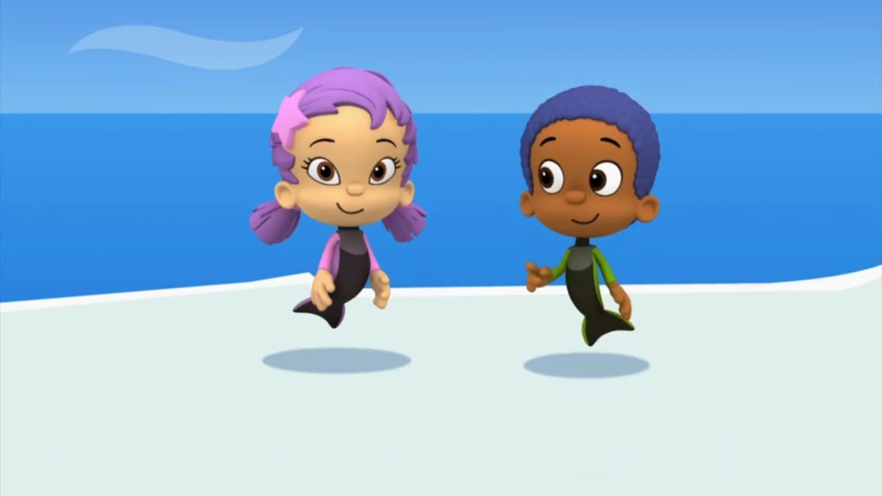 Bubble Guppies Surfing