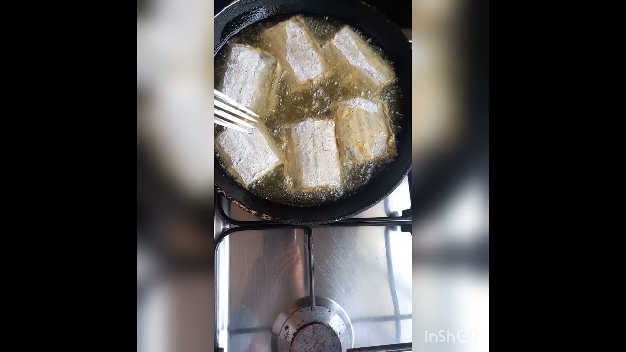 سمك السمطة 🐟🐟مقلي  مقرمش مثل المطاعم😋لذيذ مرافق مع سلطة صحية👌