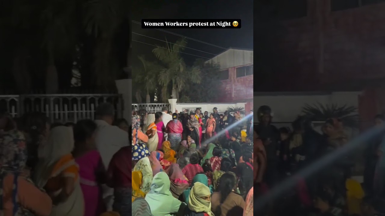Women Workers protest at night 🥺Nacharam Hyderabad #nacharam #gdptalks