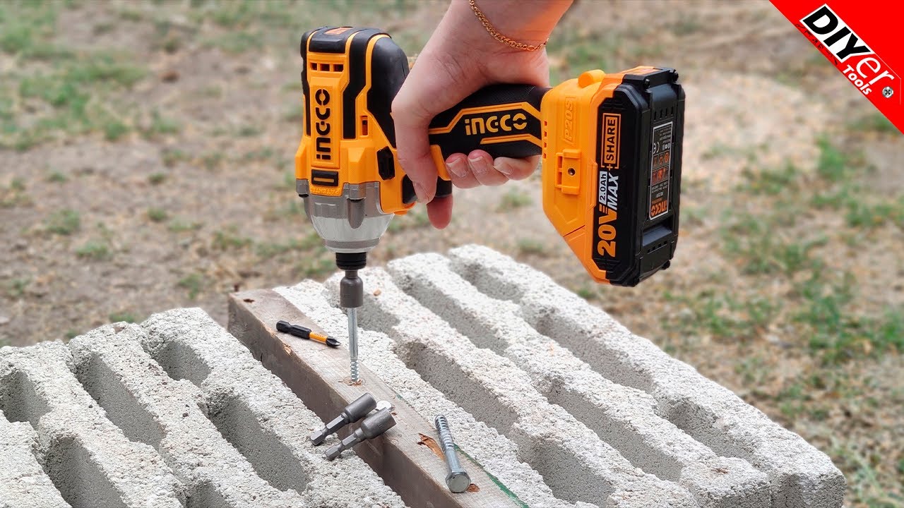 INGCO CIRLI2002 ​Cordless Impact Driver IN ACTION @diyertools