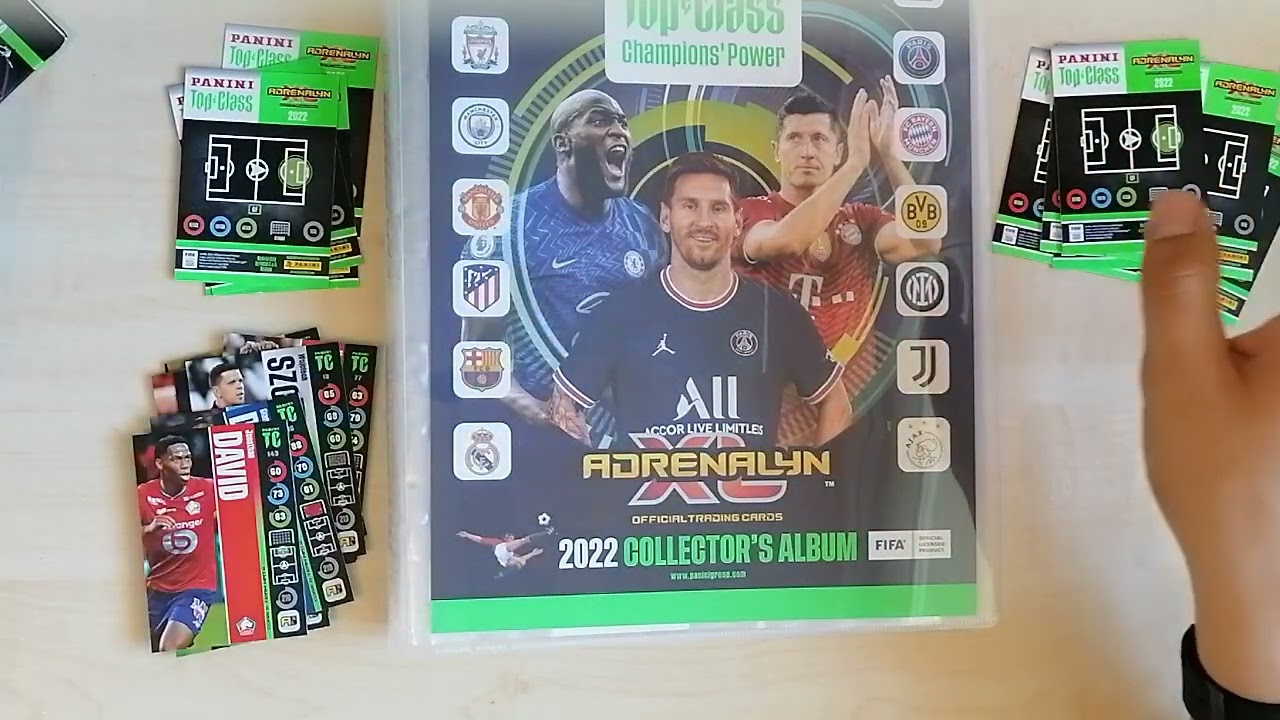 Panini Top Class Champions' Power mega starter pack opening