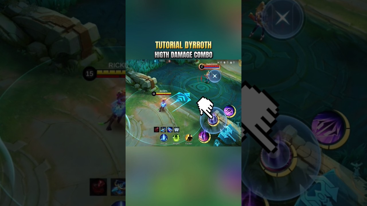 Tutorial DYRROTH Mobile Legends | Fast Combo #MLBBCreator