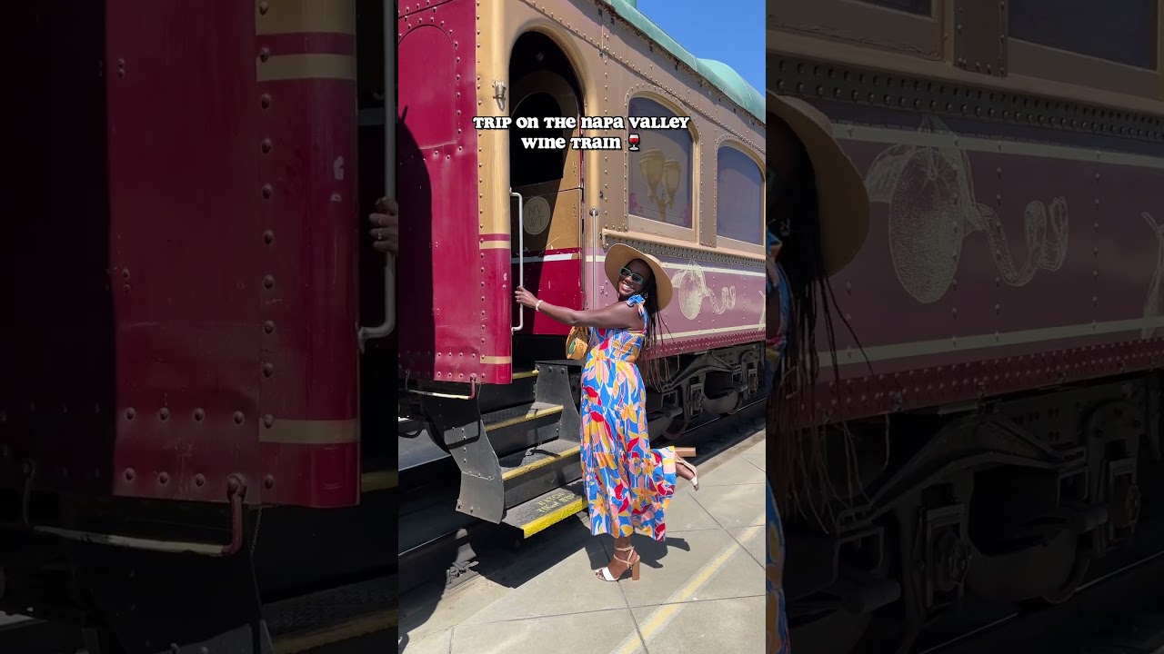 📍Wine Train, Napa Valley, California #foodie #winetravel