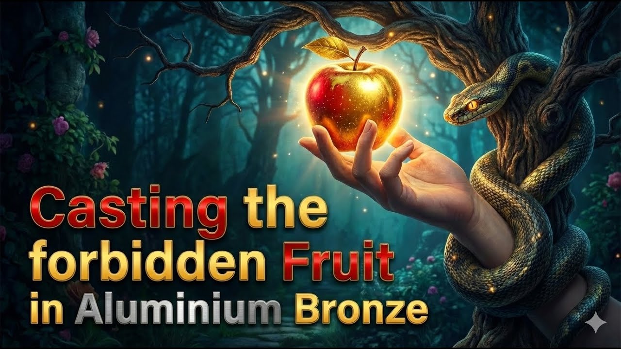 Casting the forbidden Fruit in Aluminium Bonze