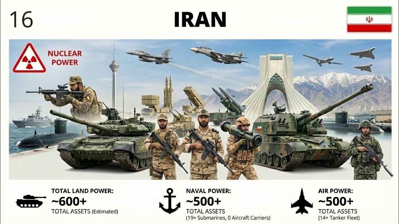Top 100 Most Powerful Militaries in the World (2026 Global Firepower)