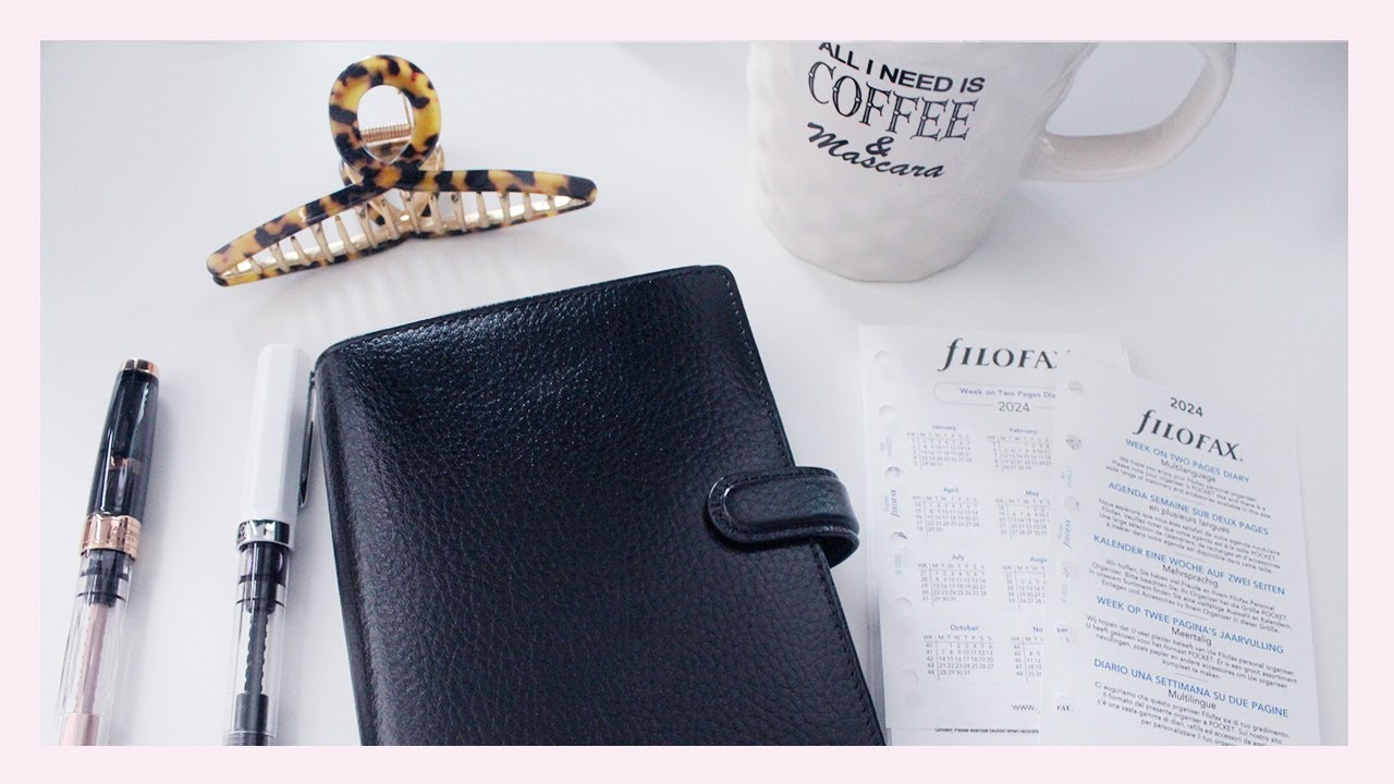 Planner Haul  | Filofax Pocket Finsbury Black Unboxing! | Ana Jolene