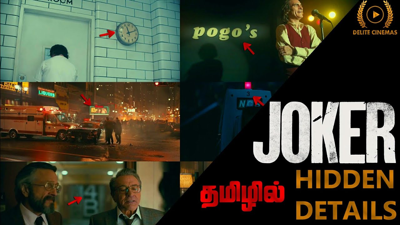Hidden Details in Joker Movie with English Subtitles l Joaquin Phoenix l By Delite Cinemas