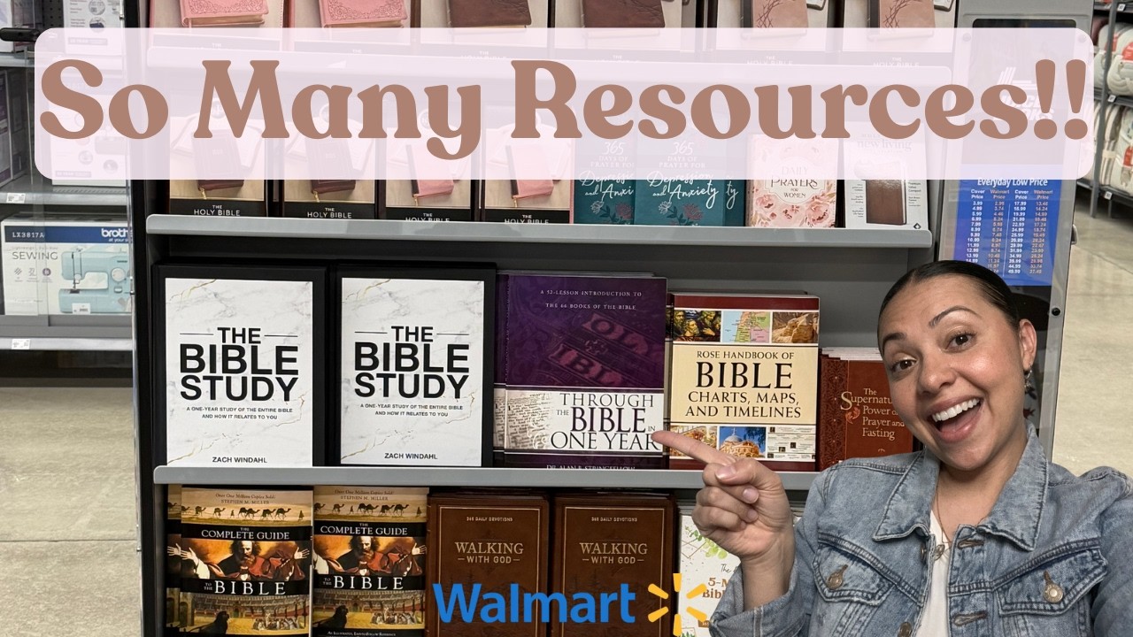 Affordable Bible Study Finds at Walmart! 📖✨