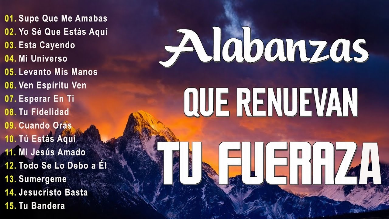 1️⃣CREO EN TI - HERMOSO NOMBRE - A TI ME RINDO 🌟ALABANZAS PARA EXPULSAR TODO MAL DE TU VIDA
