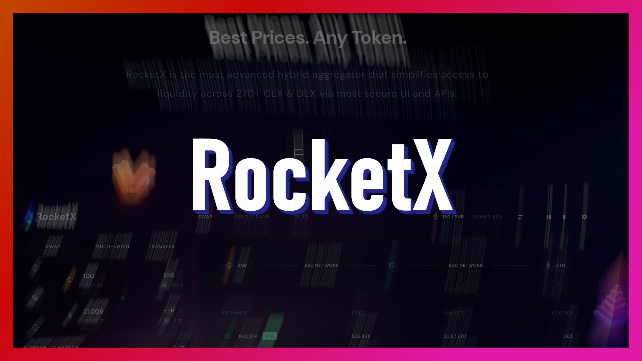 RocketX - Your one stop shop for crypto swaps & bridges!