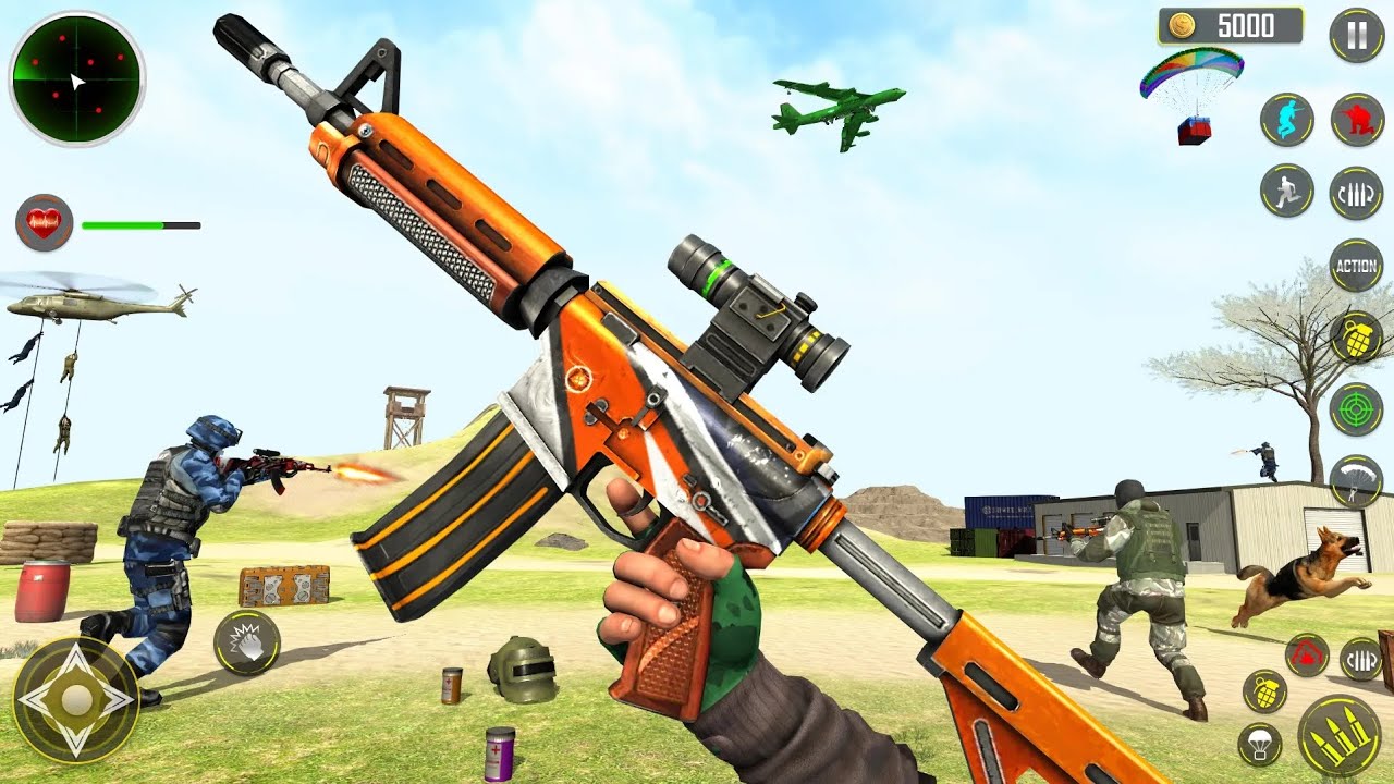 FPS Robot Shooter Strike Anti-Terrorist Shooting🚁🪂 New #2026​ Update  Android GamePlay 
