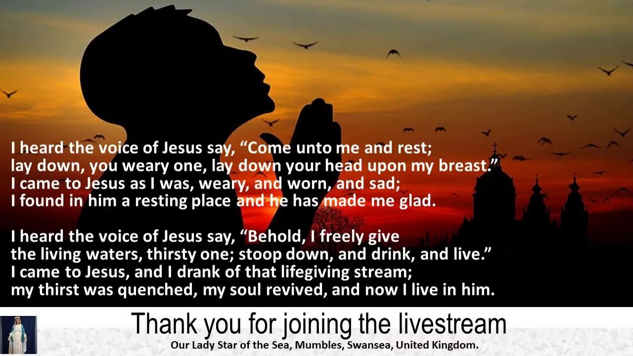 HOLY MASS: MONDAY, 23 FEBRUARY 2026, 9.30AM UK TIME