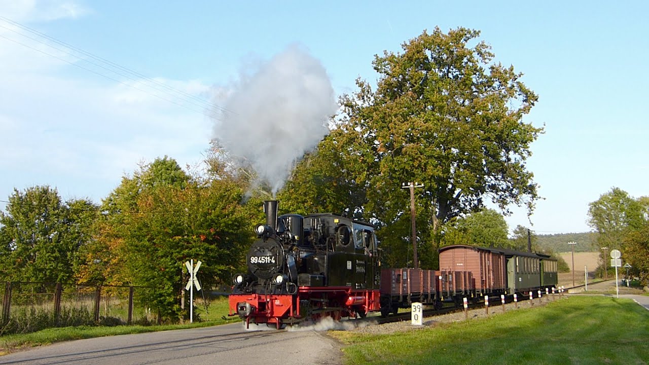 Herbstdampf mit Meppel auf Rügen - 99 4511 beim Rasenden Roland (Teil 1)