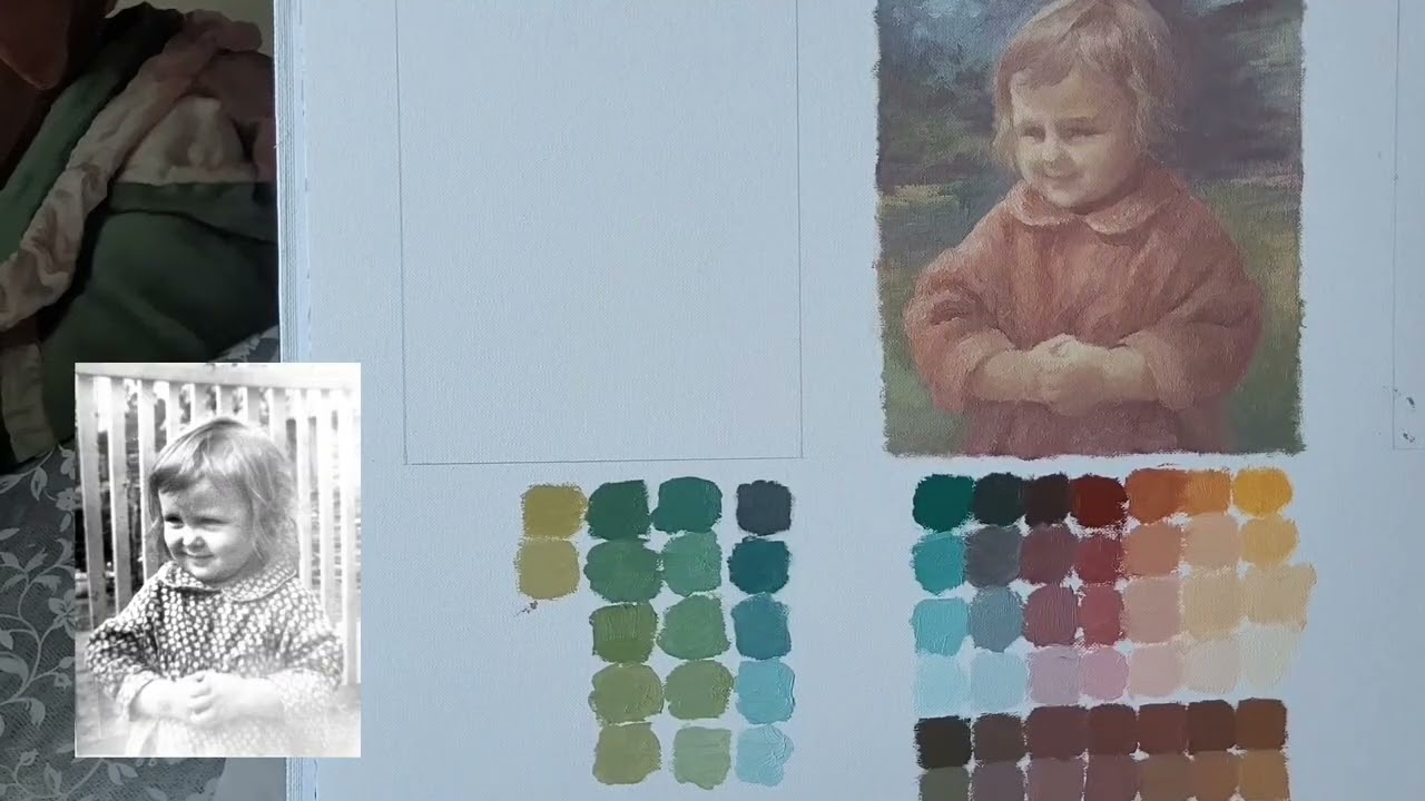 Колорит, ч.2. Гамма холодных оттенков. Работа по фотографии. 